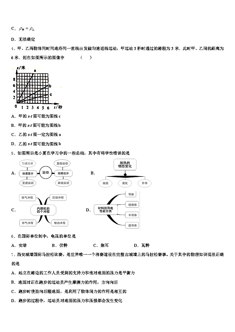 金华市2026年中考物理模拟预测试卷（含答案解析）第2页