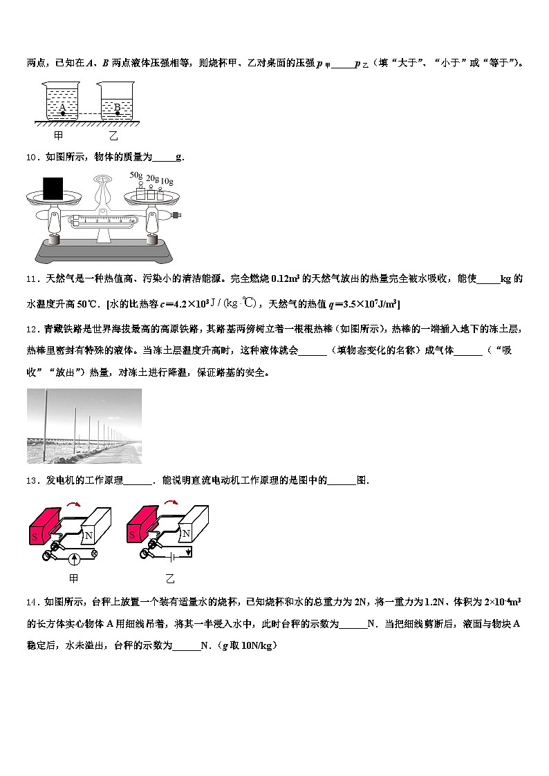 广东省惠州市2026年中考四模物理试题（含答案解析）第3页