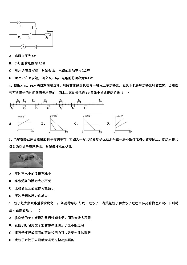 甘肃省酒泉市2026年中考联考物理试卷（含答案解析）第2页
