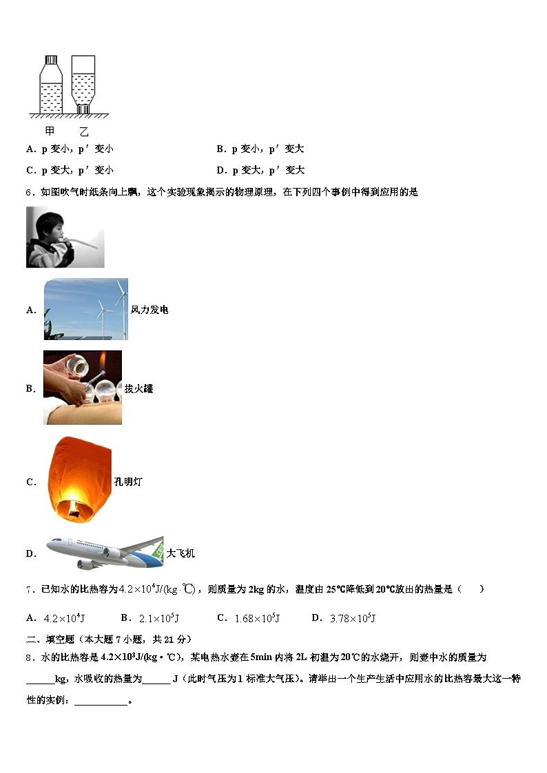 2026届云南省保山市中考物理最后冲刺模拟试卷（含答案解析）第2页