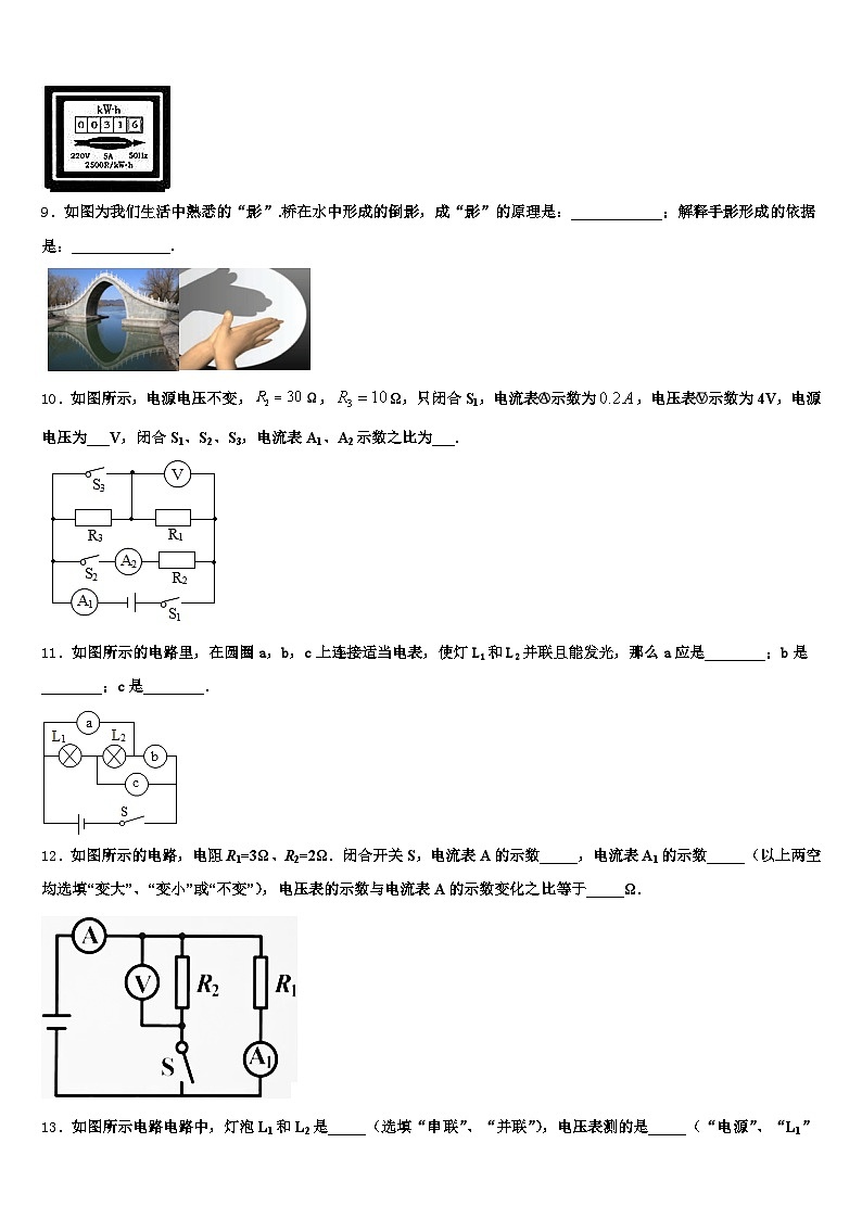 2025-2026学年广西壮族自治区南宁市初中物理毕业考试模拟冲刺卷（含答案解析）第3页