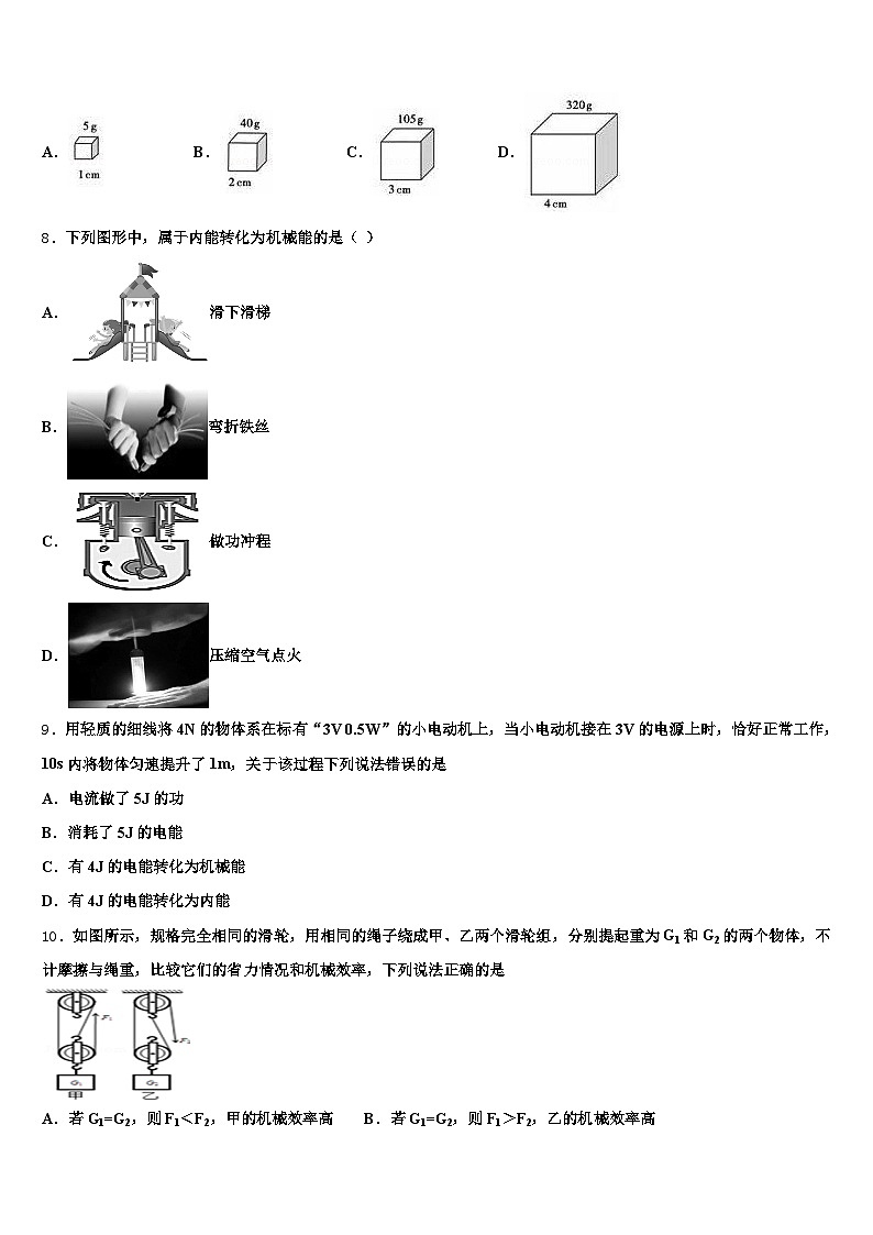 2026年邵阳市中考物理最后冲刺浓缩精华卷（含答案解析）第3页