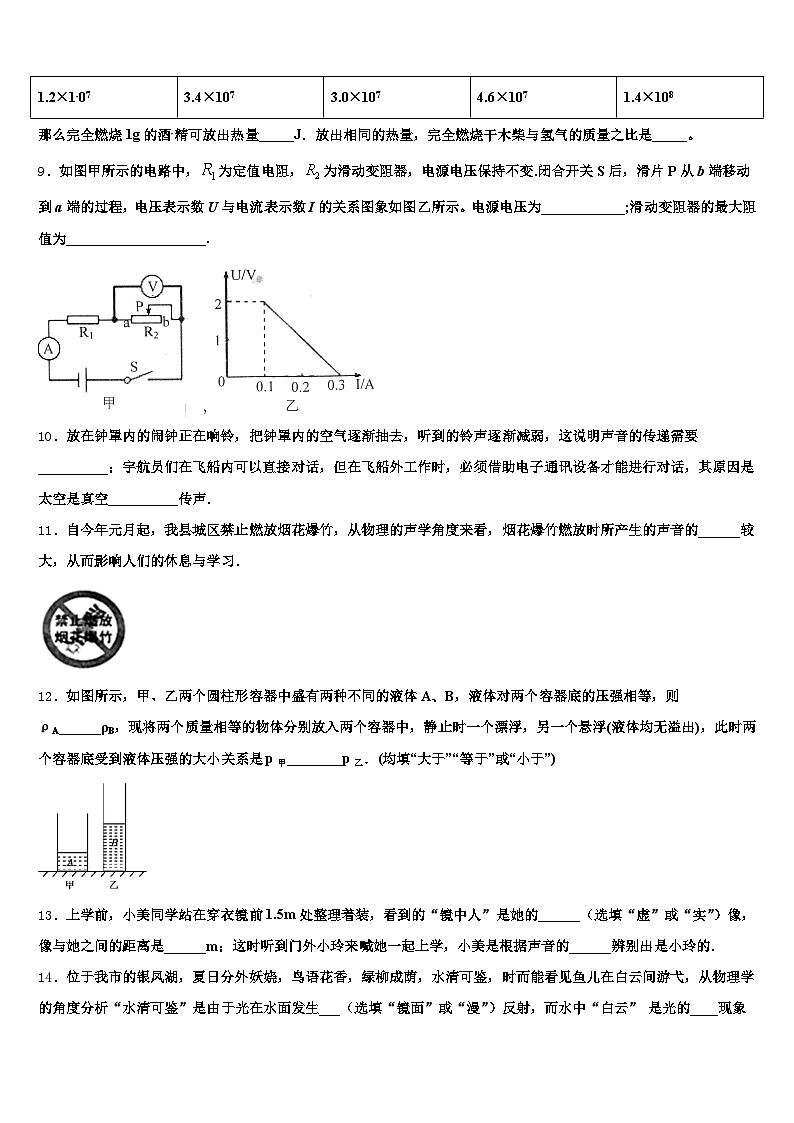 2026年云南省丽江市中考猜题物理试卷（含答案解析）第3页