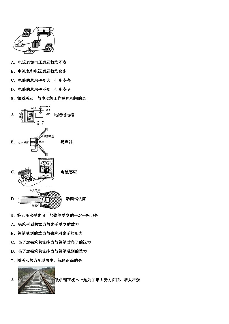 2026届常州市中考物理押题卷（含答案解析）第2页