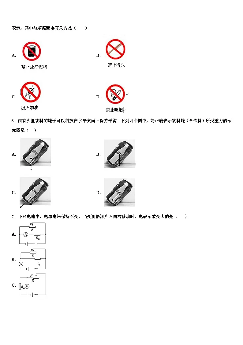 贵州省贵阳市2026年中考物理模拟精编试卷（含答案解析）第2页
