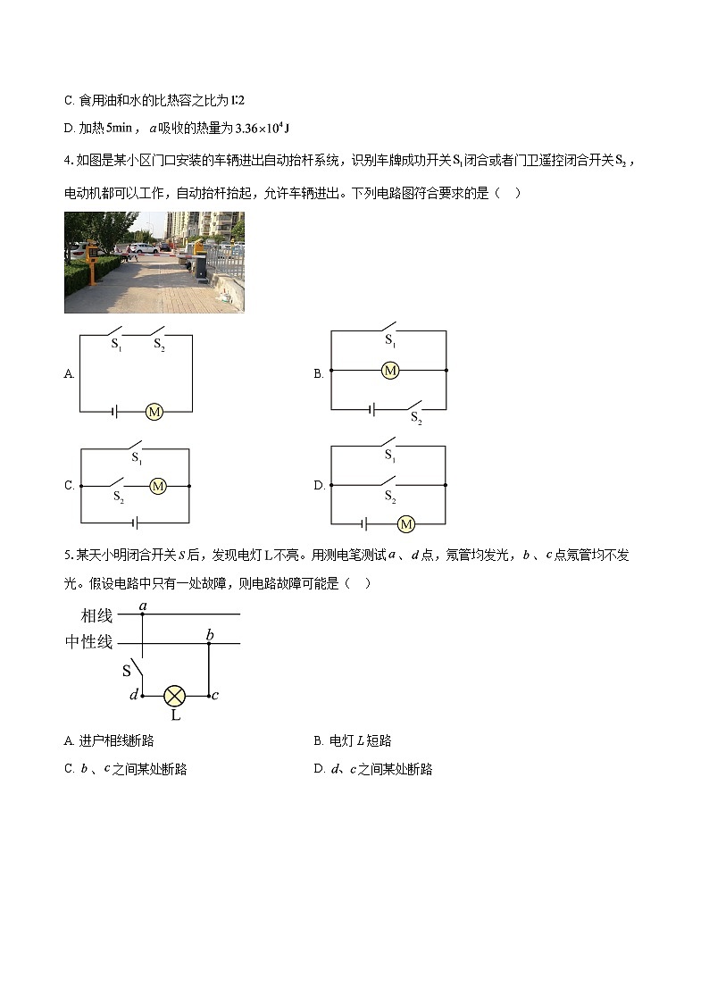 2026年河南省周口市扶沟县部分乡镇中考一模物理试题-自定义类型第2页