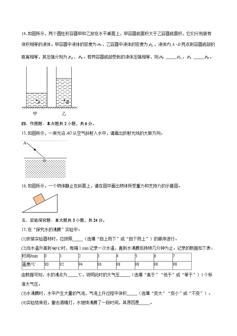 河南省周口市郸城县2025-2026学年八年级上学期1月期末物理试题-自定义类型第3页