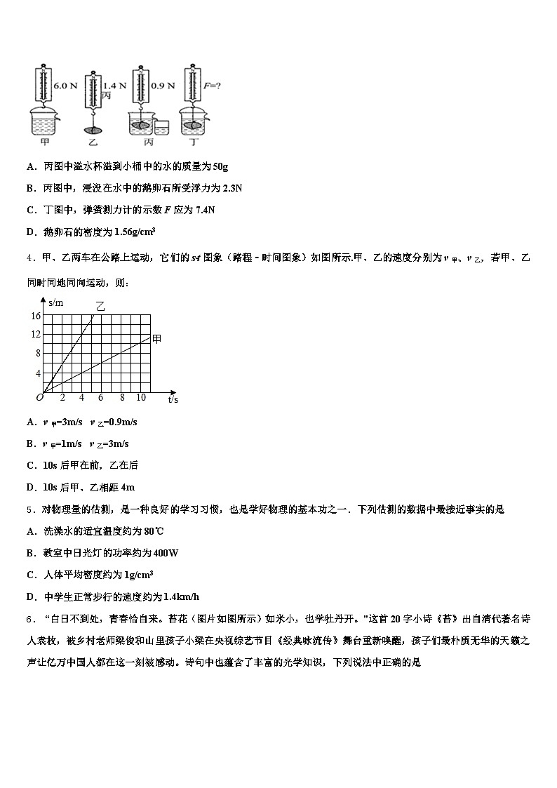 2026年阳泉市中考适应性考试物理试题（含答案解析）第2页