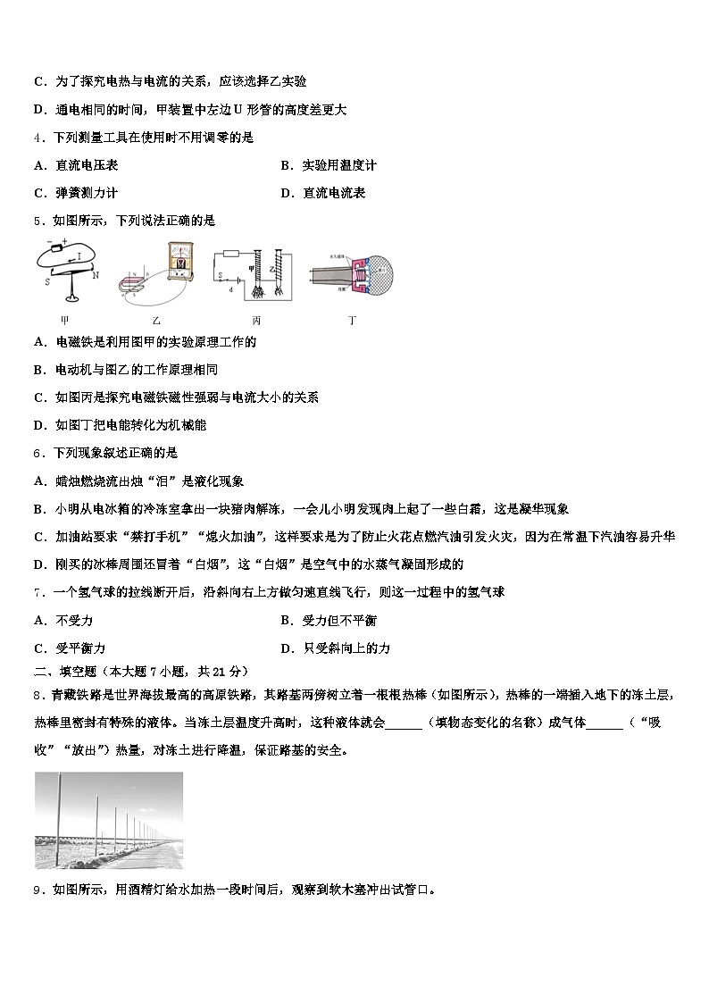 广东省潮州市2025-2026学年中考物理押题试卷（含答案解析）第2页
