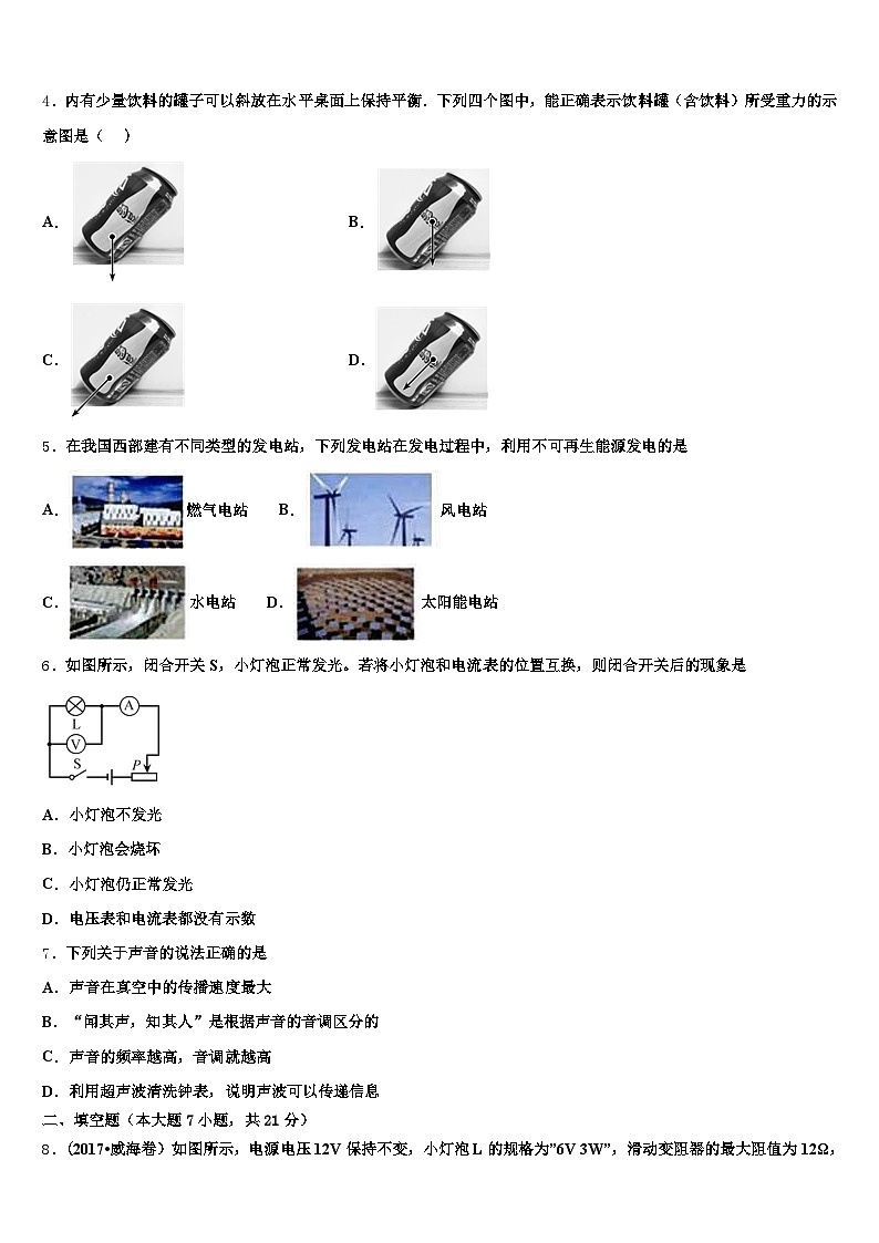 广西壮族自治区桂林市2026年中考物理最后冲刺浓缩精华卷（含答案解析）第2页