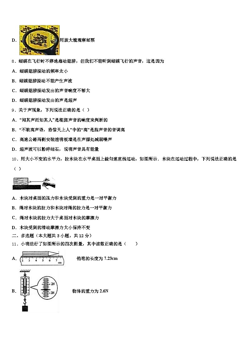 2026年鸡西市中考物理模拟预测题（含答案解析）第3页
