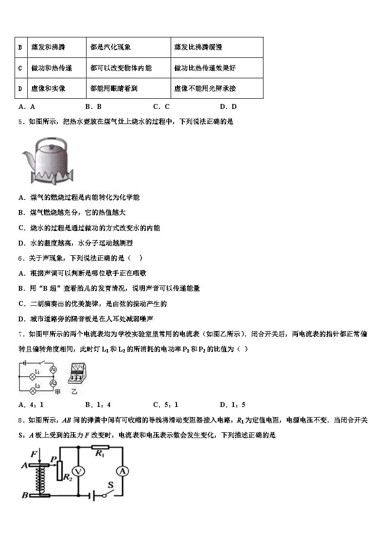 2026届沈阳市中考考前最后一卷物理试卷（含答案解析）第2页