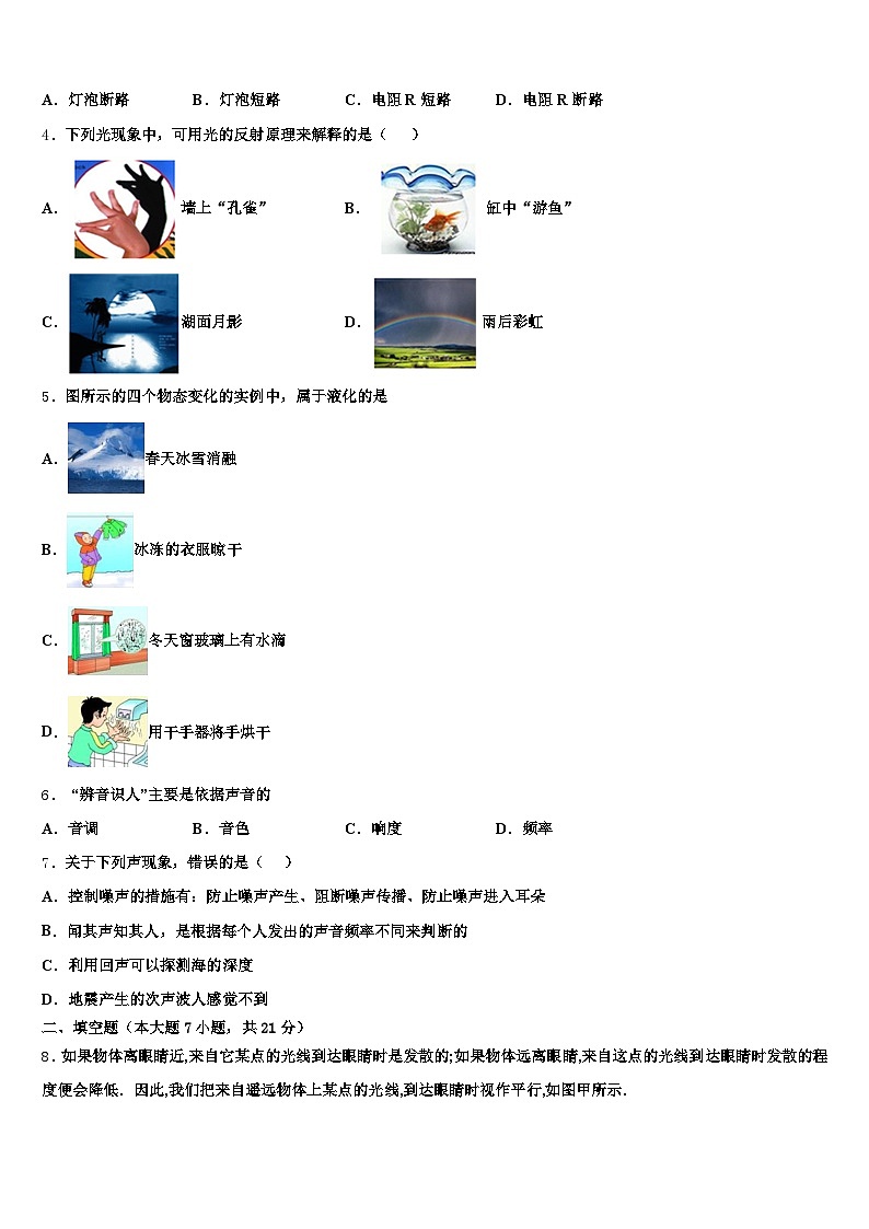 安徽省滁州市2026年中考物理考试模拟冲刺卷（含答案解析）第2页