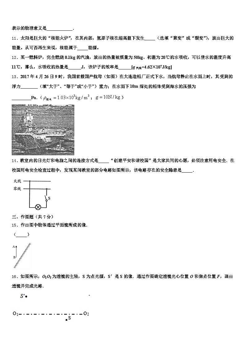 广西壮族自治区玉林市2026年中考试题猜想物理试卷（含答案解析）第3页
