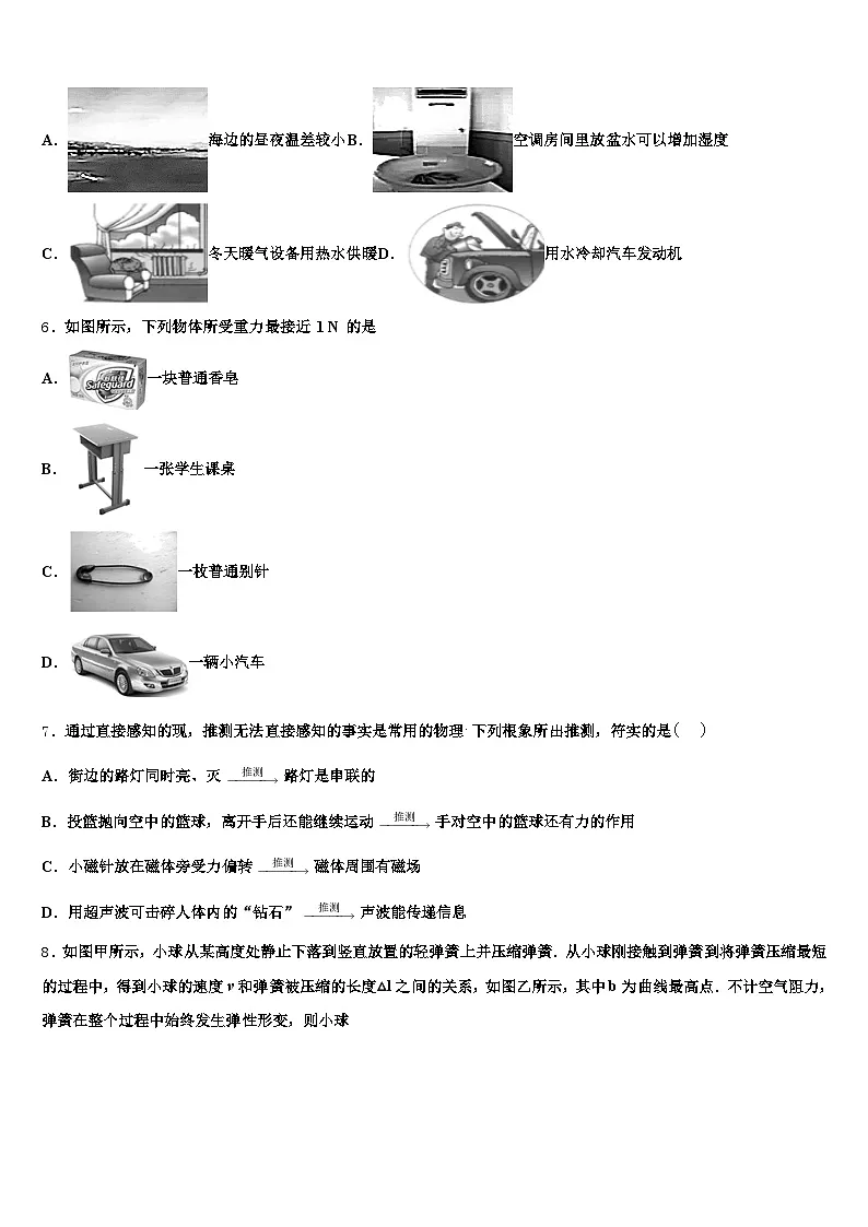 鞍山市2026年中考物理押题试卷（含答案解析）第2页