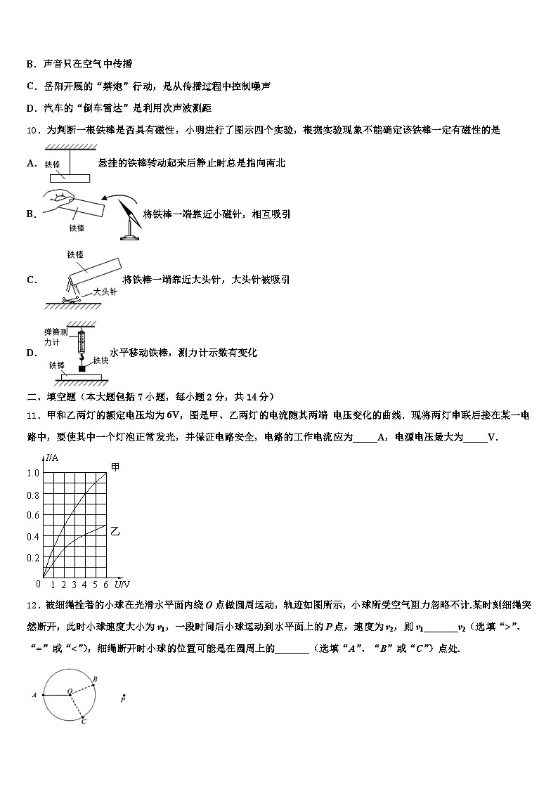 2025-2026学年广西壮族自治区防城港市中考物理押题卷（含答案解析）第3页