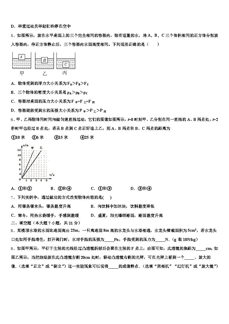 2026届商洛市中考一模物理试题（含答案解析）第2页
