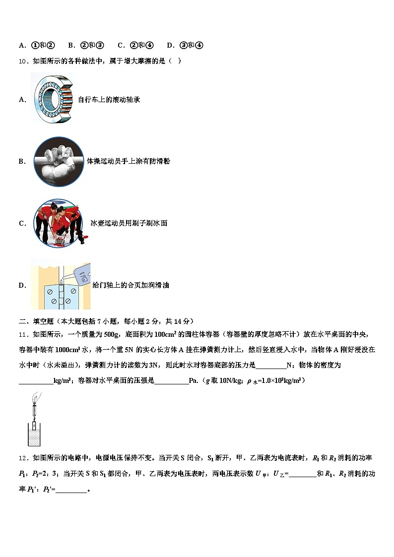 2026届河南省商丘市中考押题物理预测卷（含答案解析）第3页
