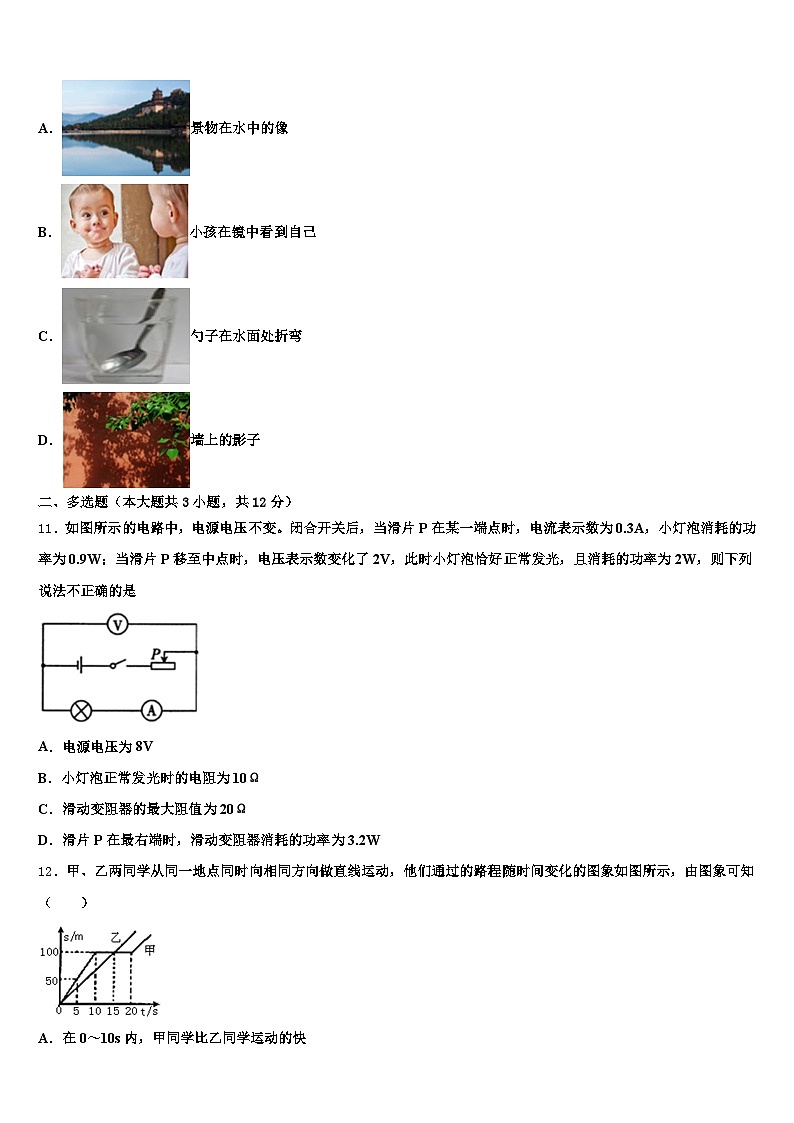 西藏自治区林芝市2026年中考物理模拟精编试卷（含答案解析）第3页