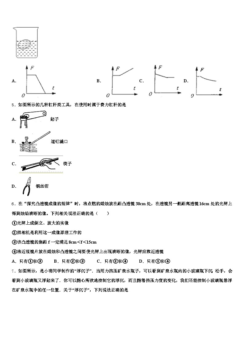 2026届陕西省西安市中考物理仿真试卷（含答案解析）第2页
