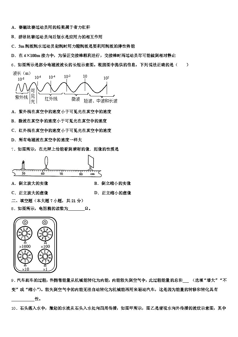 2026届马鞍山市中考三模物理试题（含答案解析）第2页