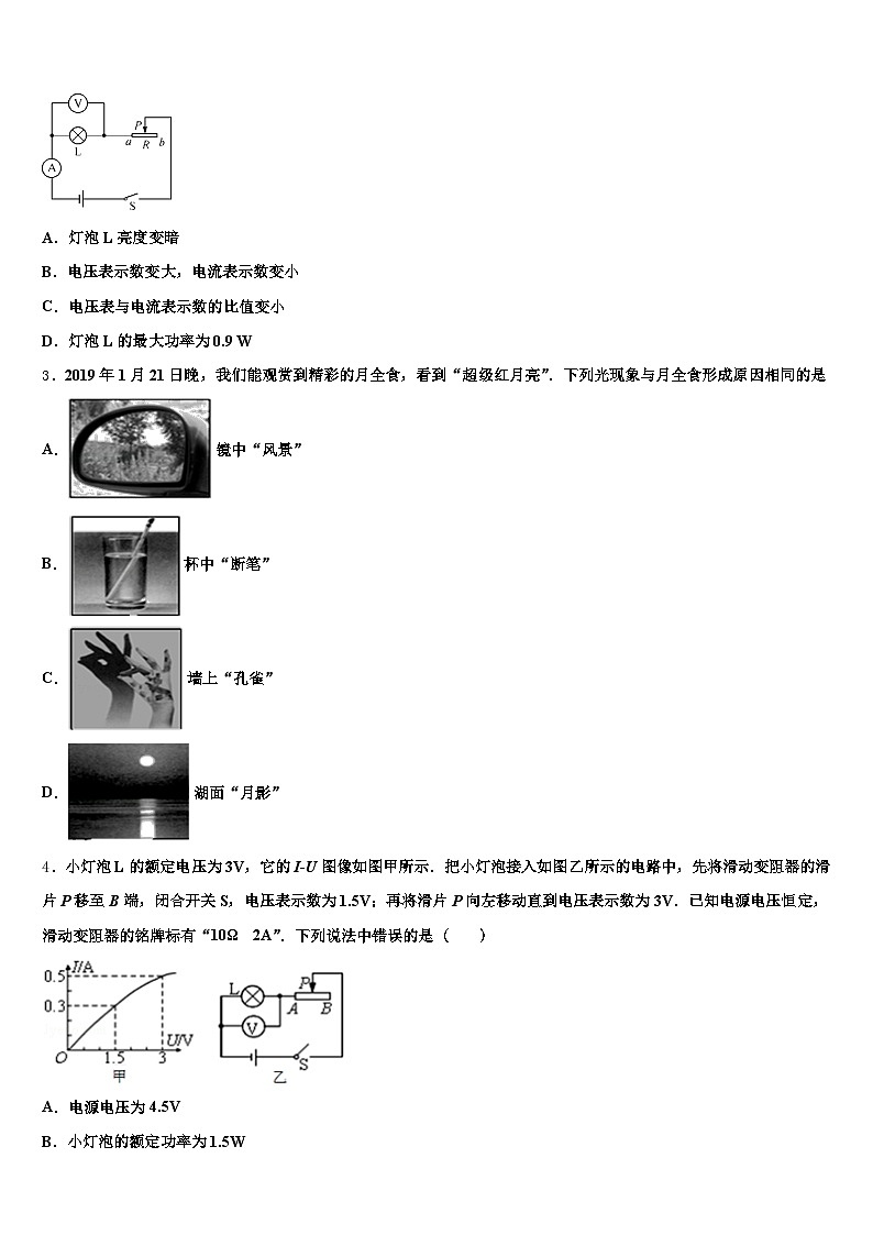 延安市2026年中考考前最后一卷物理试卷（含答案解析）第2页
