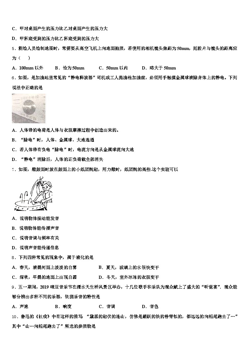 2026届湖南省株洲市中考物理最后冲刺浓缩精华卷（含答案解析）第2页