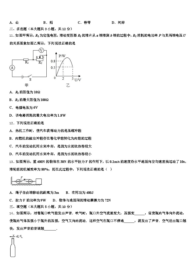 2026届湖南省株洲市中考物理最后冲刺浓缩精华卷（含答案解析）第3页
