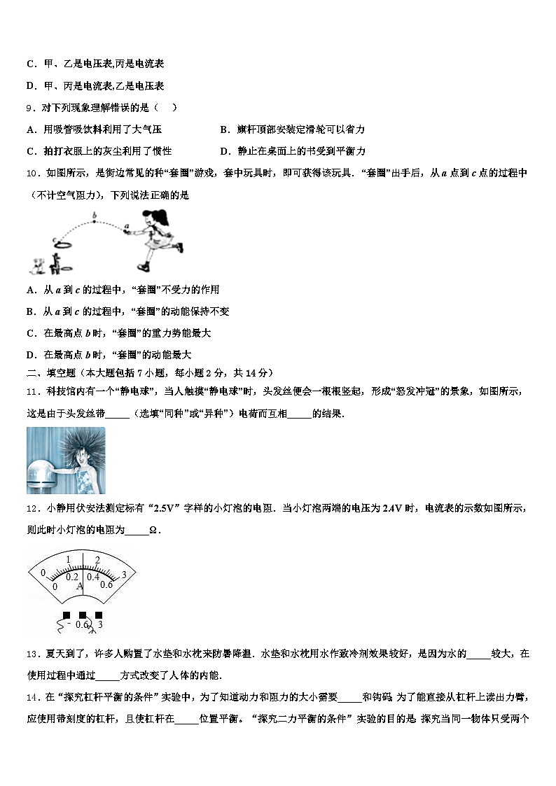 2026届甘肃省临夏回族自治州中考物理最后冲刺浓缩精华卷（含答案解析）第3页