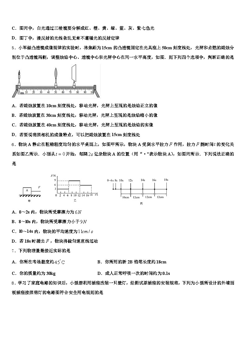 2025-2026学年辽宁省丹东市中考物理模试卷（含答案解析）第2页