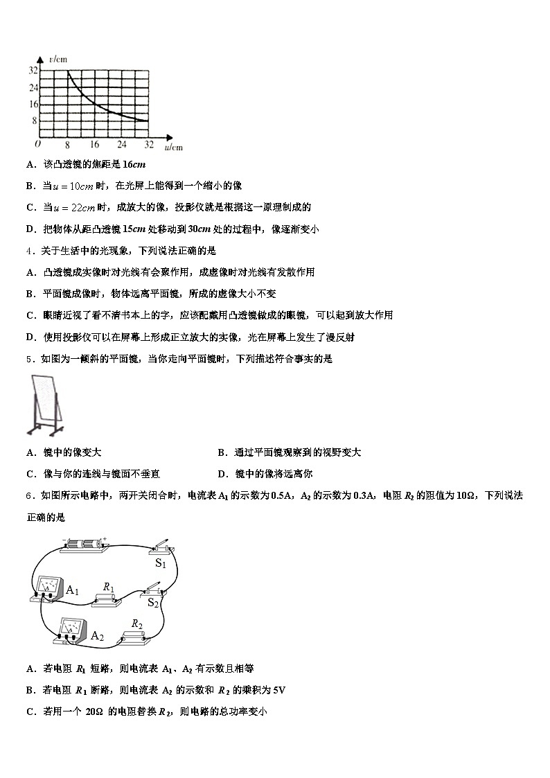 2026届四川省内江市中考联考物理试卷（含答案解析）第2页