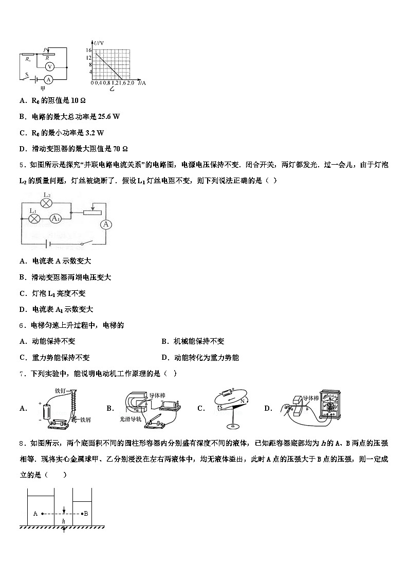 2025-2026学年萍乡市中考考前最后一卷物理试卷（含答案解析）第2页