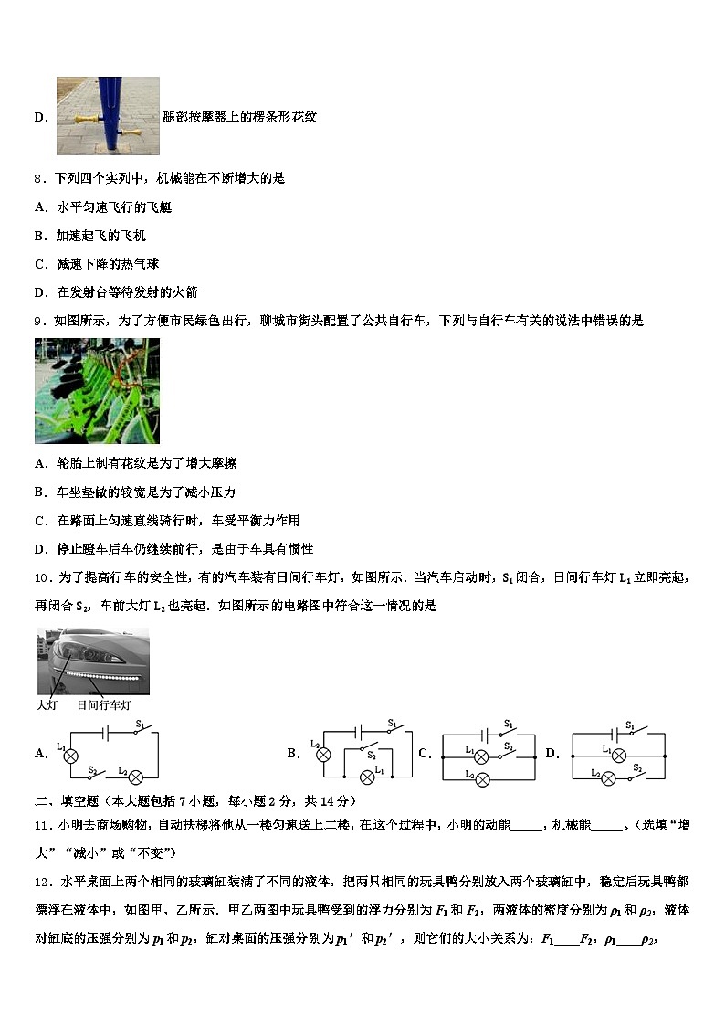 2026年湖南省湘西土家族苗族自治州中考物理猜题卷（含答案解析）第3页
