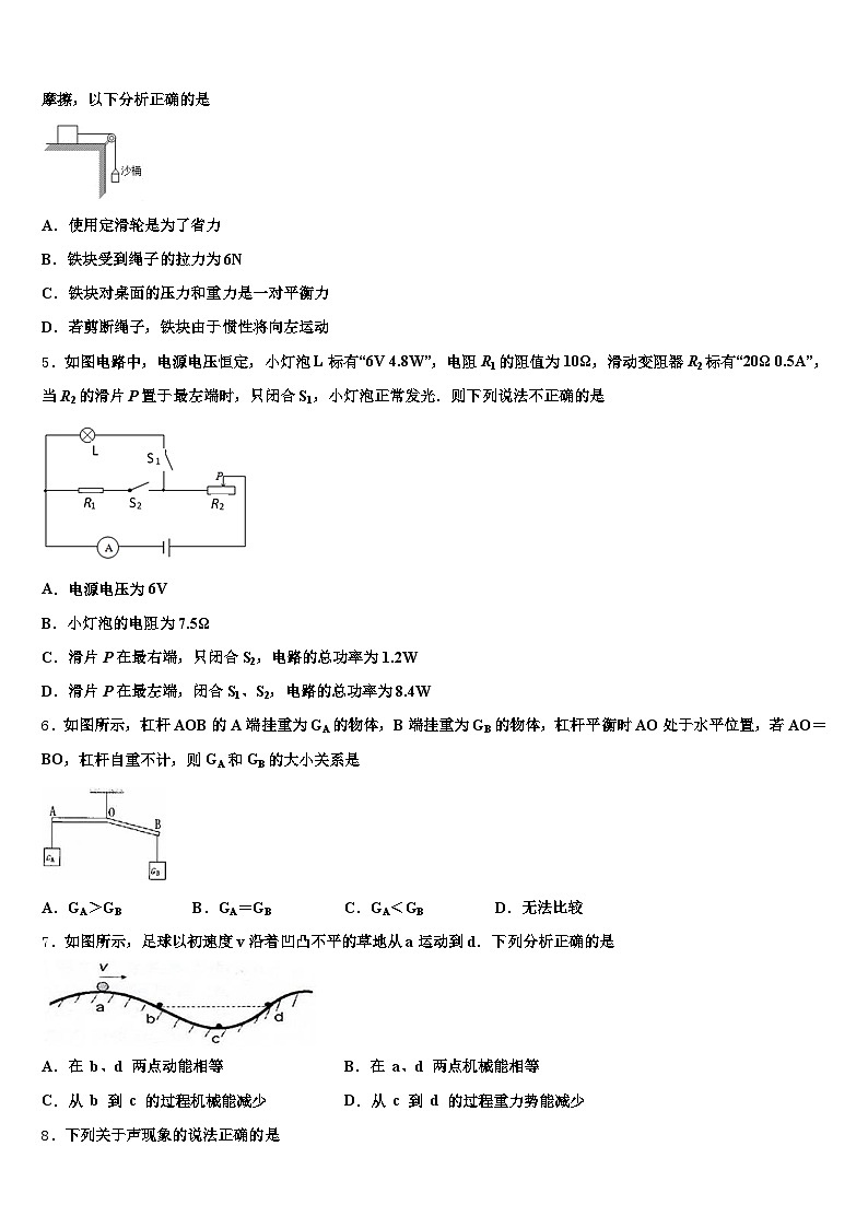 2026年青岛市中考物理仿真试卷（含答案解析）第2页