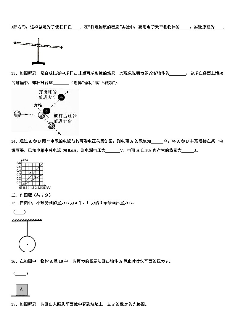 2025-2026学年吉林省辽源市中考物理模拟预测试卷（含答案解析）第3页