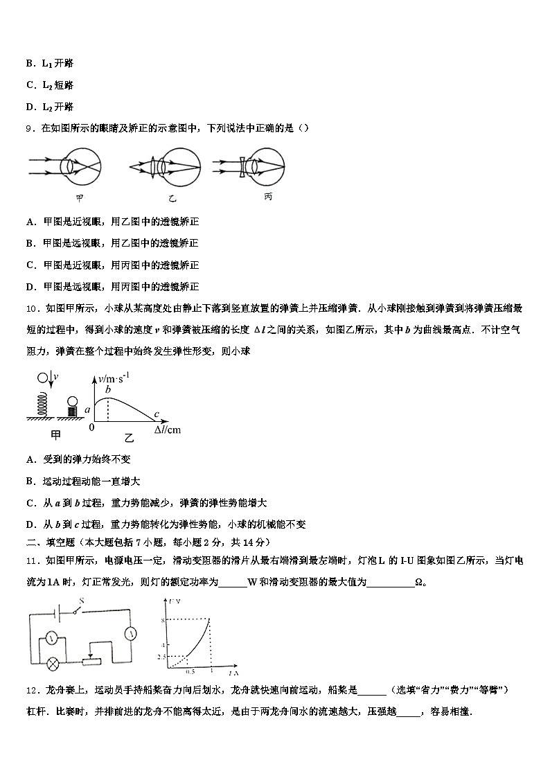 广东省深圳市2025-2026学年中考物理模试卷（含答案解析）第3页