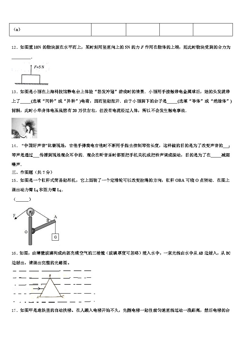 四川省内江市2026年中考物理模拟精编试卷（含答案解析）第3页
