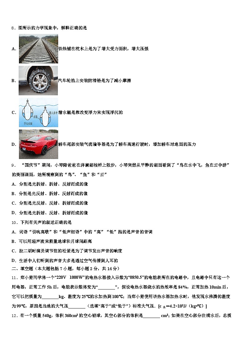 2025-2026学年河南省洛阳市中考物理猜题卷（含答案解析）第3页