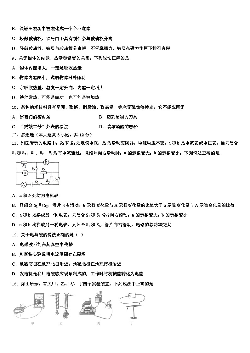 云南省迪庆藏族自治州2026年中考物理适应性模拟试题（含答案解析）第3页