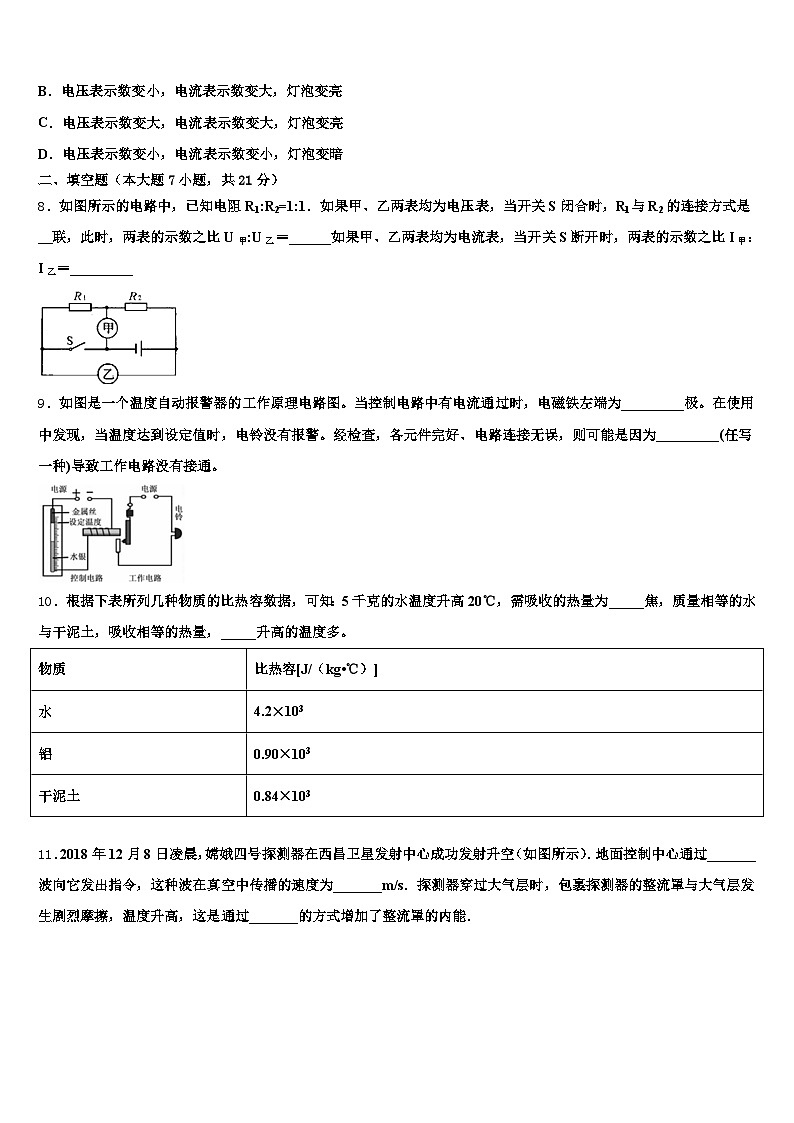 广东省阳江市2025-2026学年中考物理考前最后一卷（含答案解析）第3页