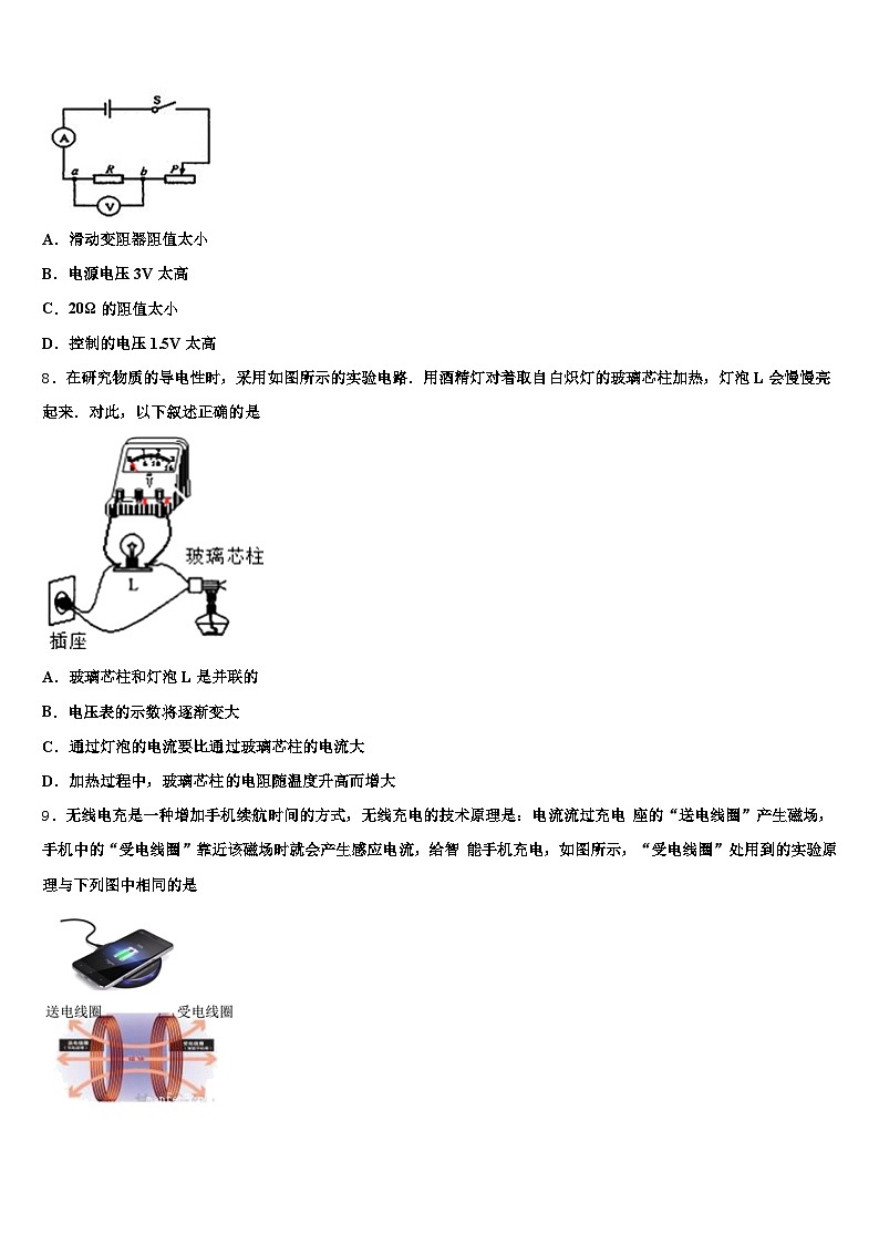 2025-2026学年安徽省淮南市中考三模物理试题（含答案解析）第3页