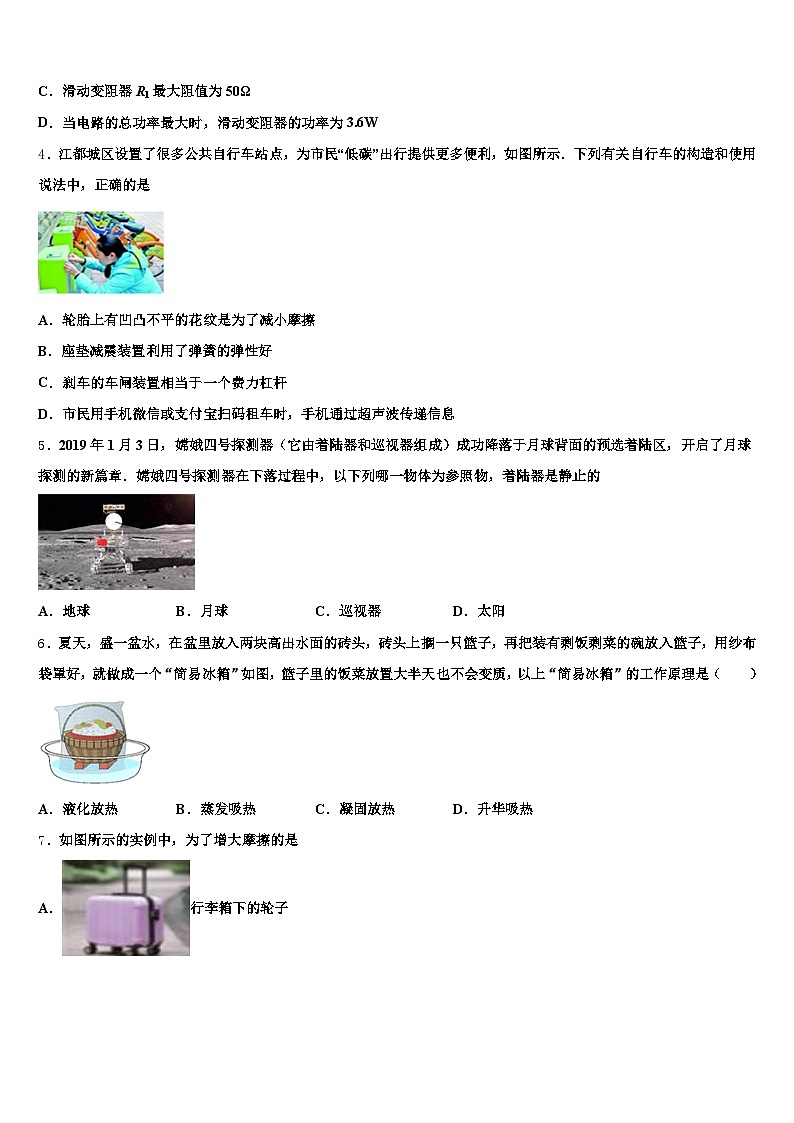 2025-2026学年铜陵市中考物理猜题卷（含答案解析）第2页