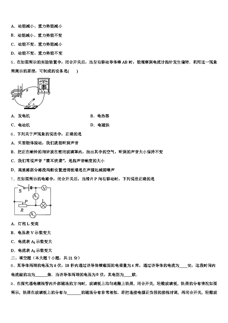 山东省济南市2026年中考冲刺卷物理试题（含答案解析）第2页