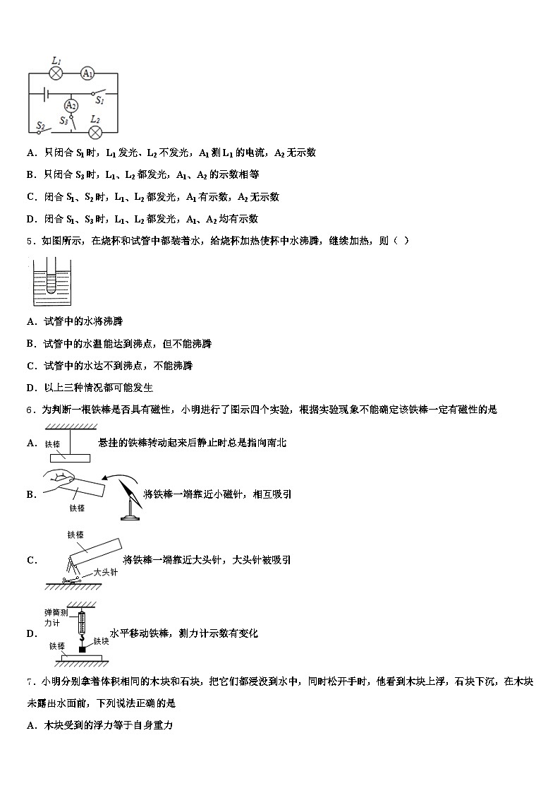 2026届辽宁省辽阳市中考冲刺卷物理试题（含答案解析）第2页