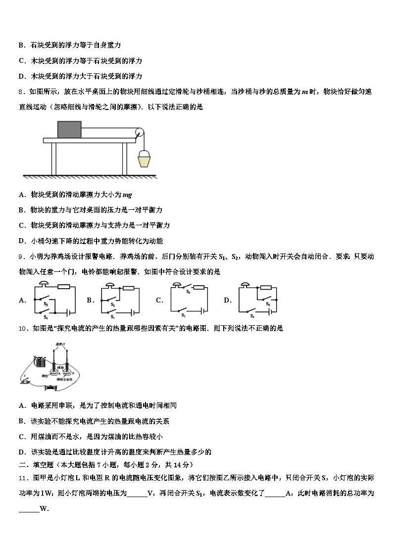 2026届辽宁省辽阳市中考冲刺卷物理试题（含答案解析）第3页