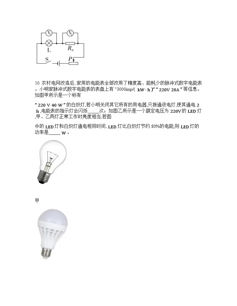 安徽省安庆市望江县部分学校2025-2026学年九年级下学期开学收心练习物理试题含答案第3页