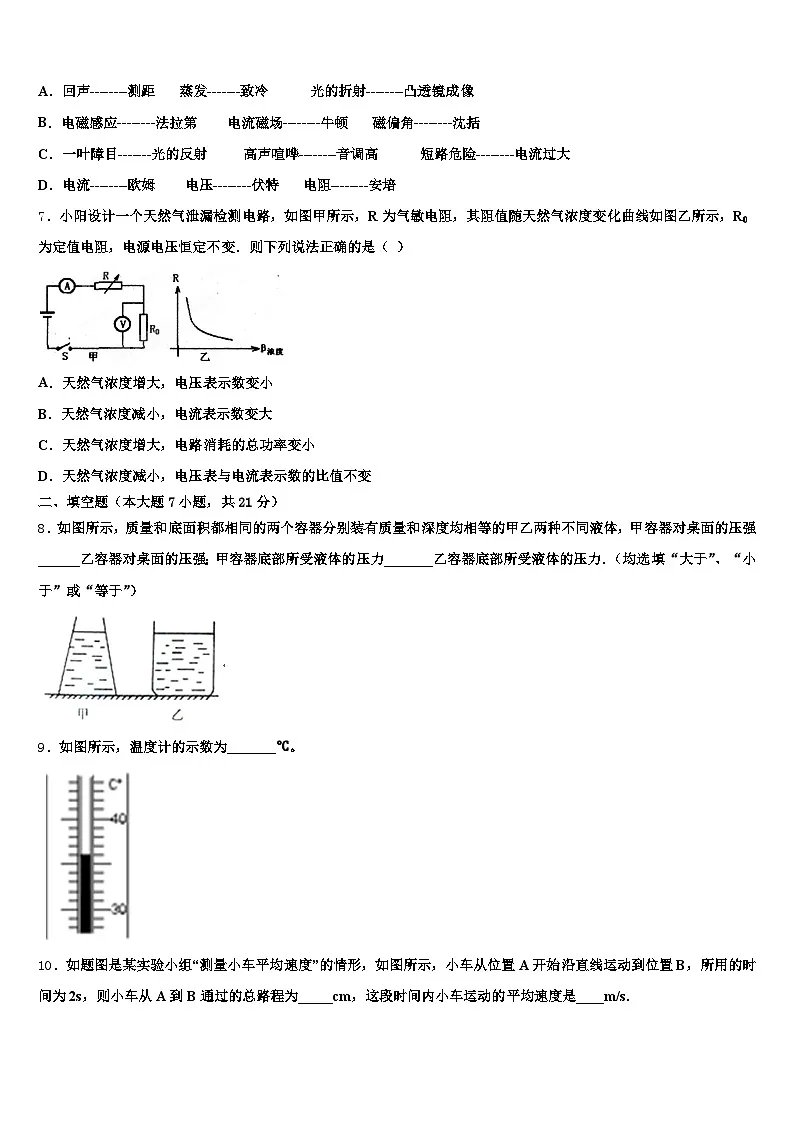 辽宁省葫芦岛市2025-2026学年中考物理最后冲刺浓缩精华卷（含答案解析）第2页