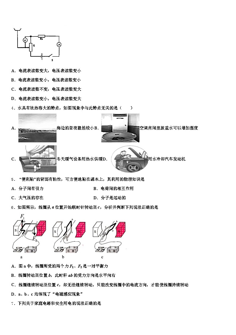 2025-2026学年湖南省衡阳市中考物理押题卷（含答案解析）第2页