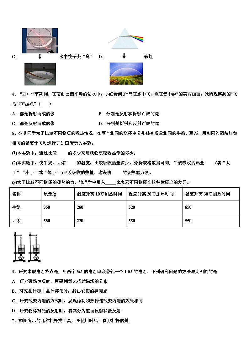 江西省南昌市2026年中考押题物理预测卷（含答案解析）第2页