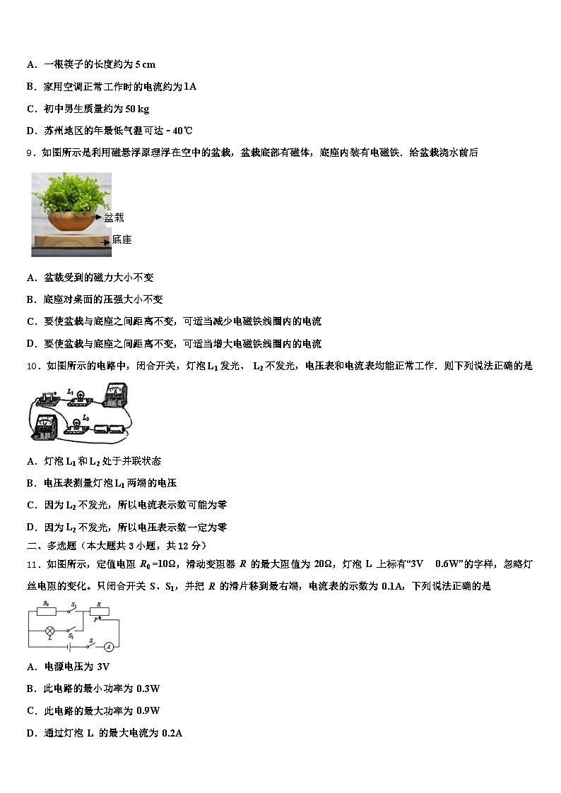 新疆维吾尔自治区博尔塔拉蒙古自治州2026年中考物理全真模拟试题（含答案解析）第3页